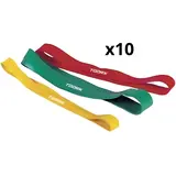 Toorx Fitness Weerstandsbanden Set van 10 stuks