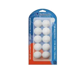 Garlando Voetbaltafel Balletjes - Wit - 10 stuks Garlando Voetbaltafel Balletjes - Wit - 10 stuks
