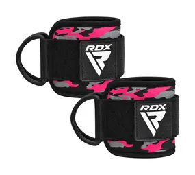 RDX Sports A4 Ankle Straps - Paar - Roze RDX Sports A4 Ankle Straps - Paar - Roze