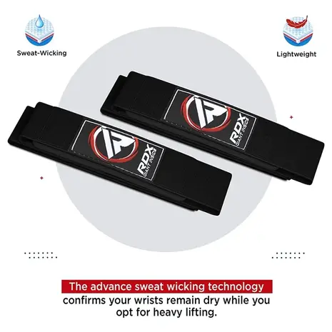 RDX Sports W1 Lifting Straps - Wrist Wraps RDX Sports W1 Lifting Straps - Wrist Wraps