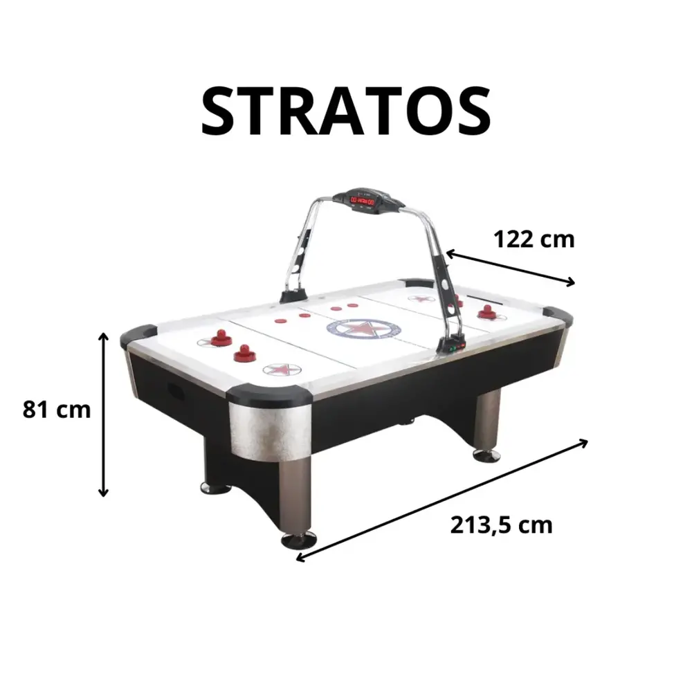 Garlando Stratos Airhockeytafel - Professioneel Gebruik Garlando Stratos Airhockeytafel - Professioneel Gebruik