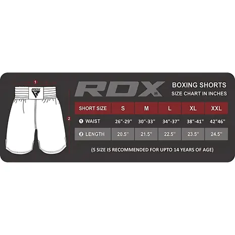 RDX Sports BSS Boxing Training Shorts Satin R2 - Blauw