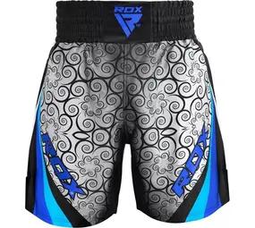 RDX Sports BSS Boxing Training Shorts Satin R2 - Blauw