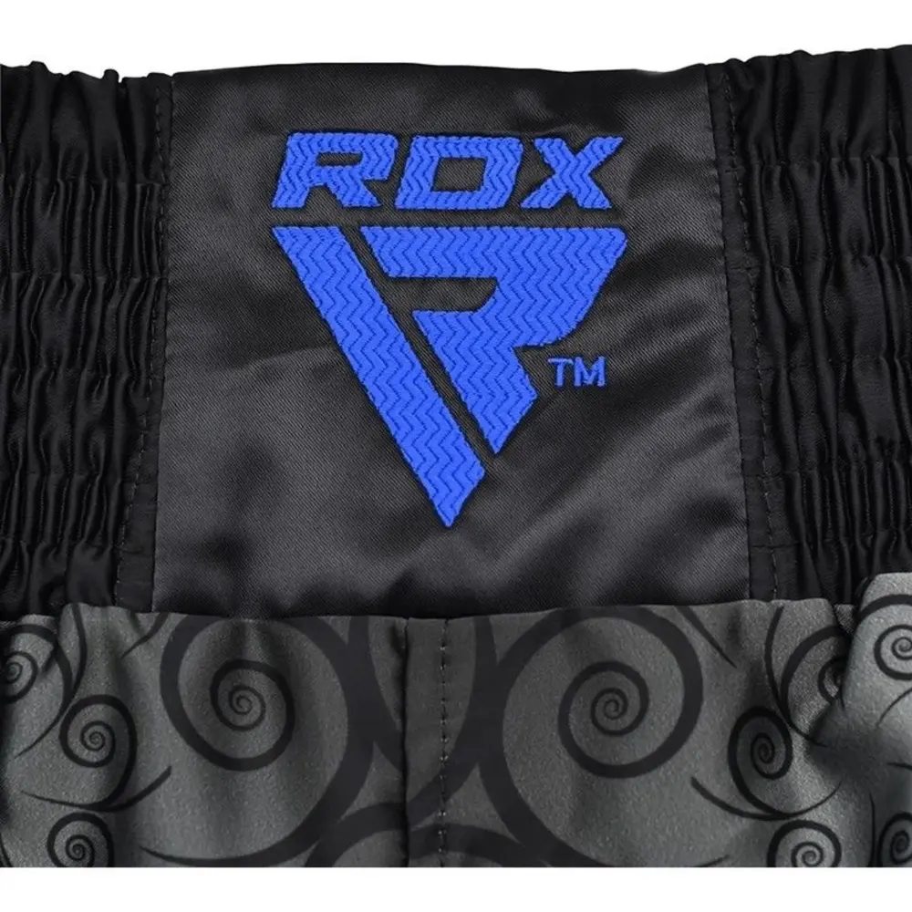 RDX Sports BSS Boxing Training Shorts Satin R2 - Blauw