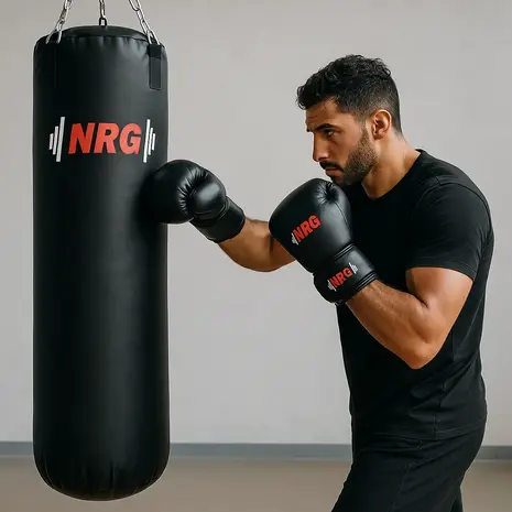 NRG fitness F9B Bokszak Kunstleer - Zwart NRG fitness F9B Bokszak Kunstleer - Zwart