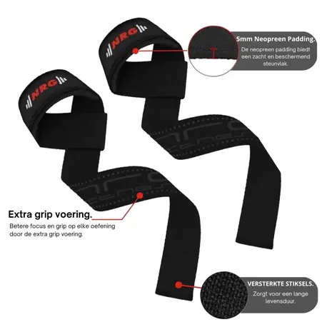 NRG fitness Lifting Straps - Deadlift Straps NRG fitness Lifting Straps - Deadlift Straps