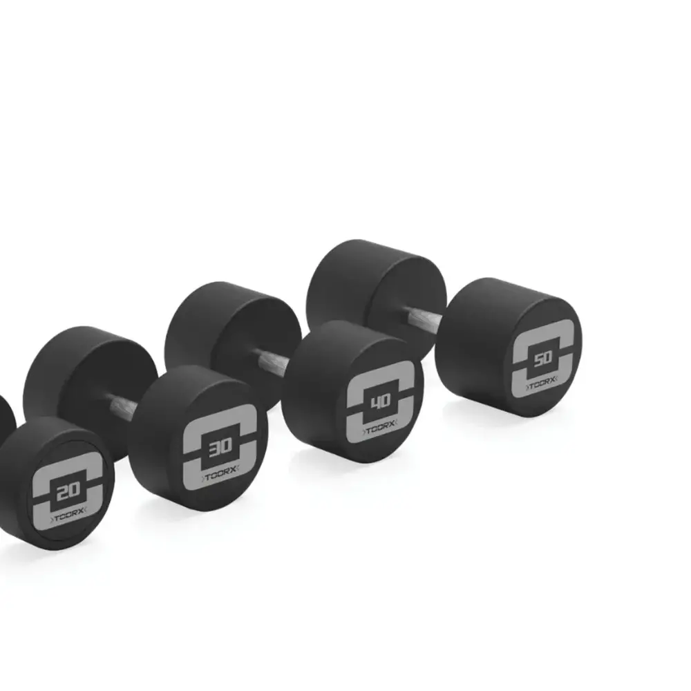 Toorx Professional MGP PRO Professional Rubber Dumbbell - per stuk (2 - 50 kg)
