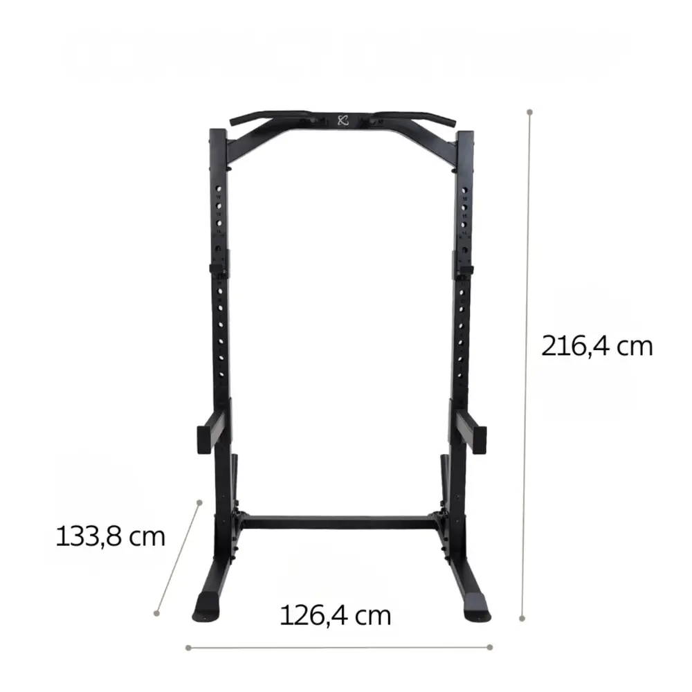 Centr Half Rack - Squat Rack met Pull-Up Bar