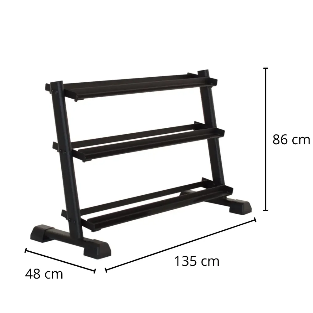 Inspire DBRHB 3‑laags Dumbbellrek