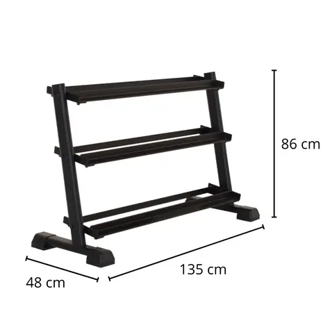 Inspire DBRHB 3‑laags Dumbbellrek