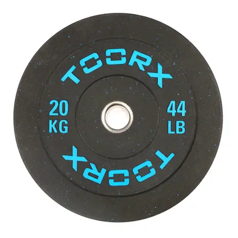 Toorx Professional DBCR-20 Crumb bumper halterschijf – 50 mm - 20 kg Toorx Professional DBCR-20 Crumb bumper halterschijf – 50 mm - 20 kg
