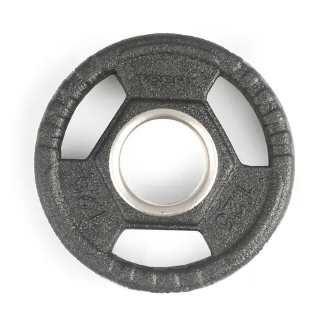 Toorx Fitness Rubber Olympische Halterschijf 50mm - Met Handvaten Toorx Fitness Rubber Olympische Halterschijf 50mm - Met Handvaten