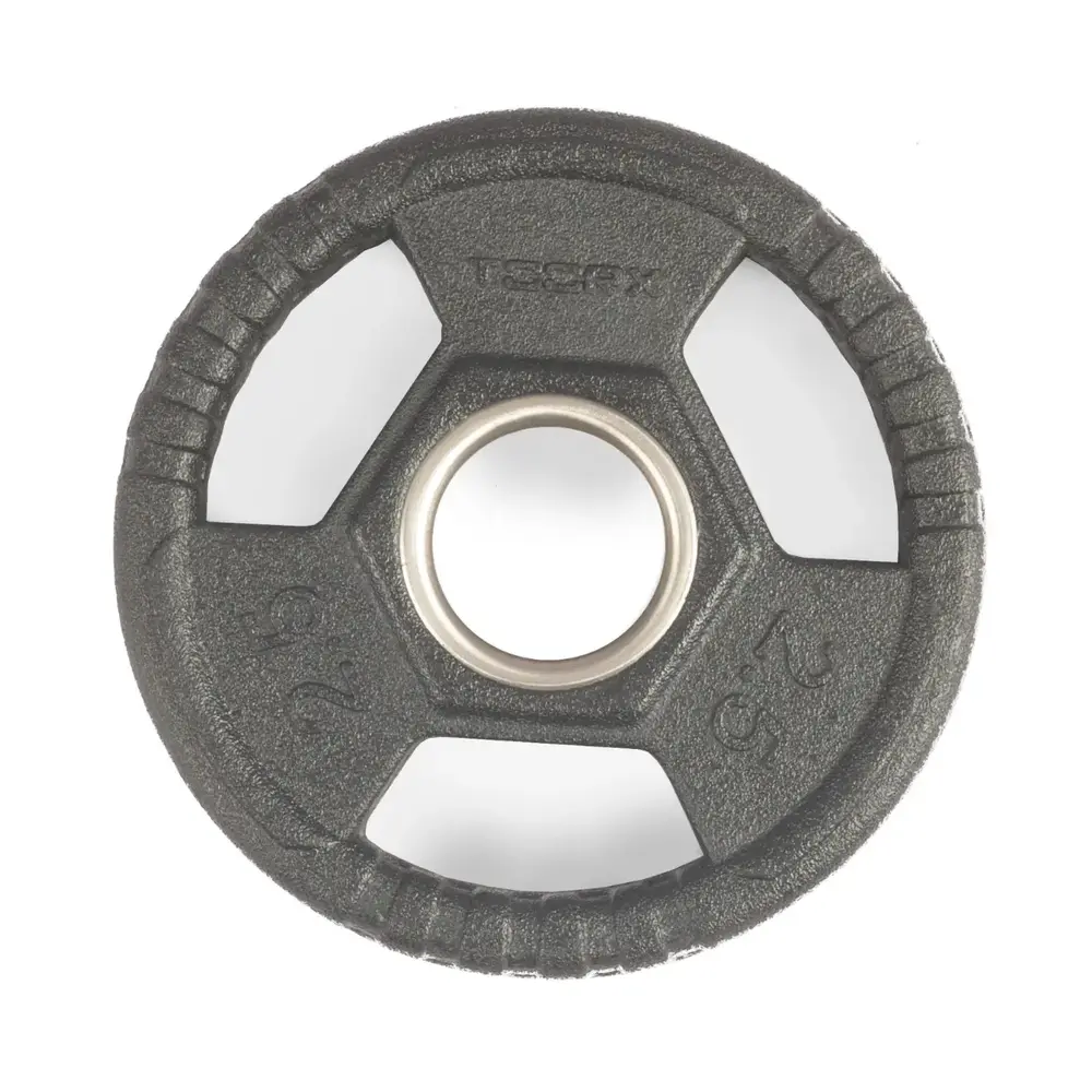 Toorx Fitness Rubber Olympische Halterschijf 50mm - Met Handvaten Toorx Fitness Rubber Olympische Halterschijf 50mm - Met Handvaten