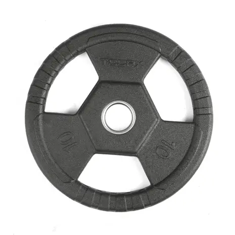 Toorx Fitness Rubber Olympische Halterschijf 50mm - Met Handvaten Toorx Fitness Rubber Olympische Halterschijf 50mm - Met Handvaten