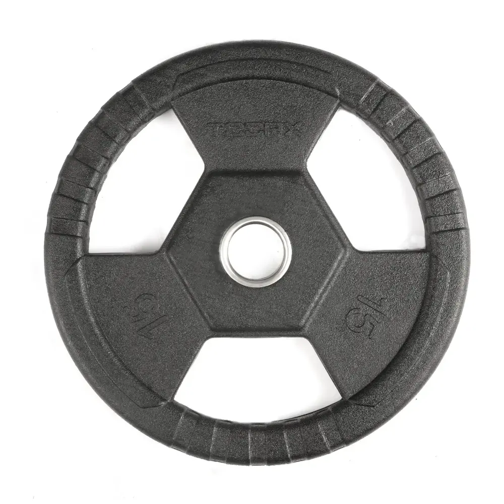 Toorx Fitness Rubber Olympische Halterschijf 50mm - Met Handvaten Toorx Fitness Rubber Olympische Halterschijf 50mm - Met Handvaten