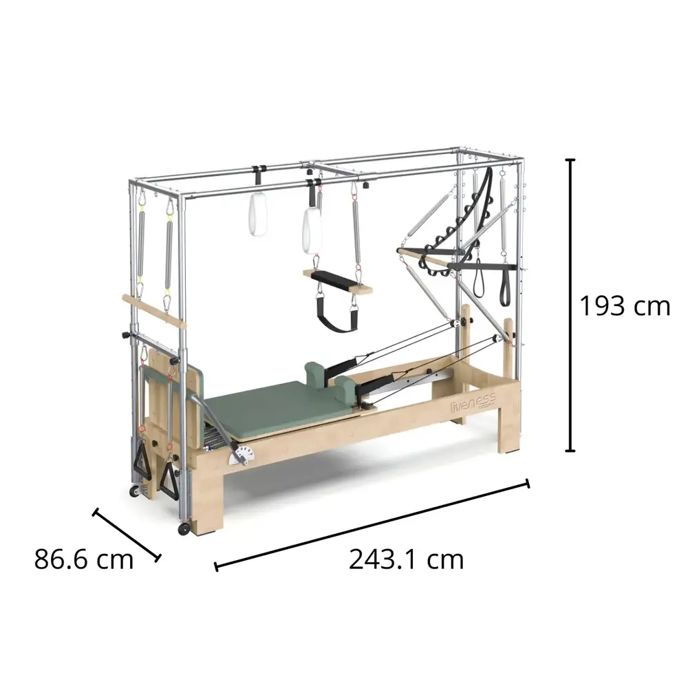 Liveness Eikenhout Cadillac Reformer PTX 6000 Green Tea Liveness Eikenhout Cadillac Reformer PTX 6000 Green Tea