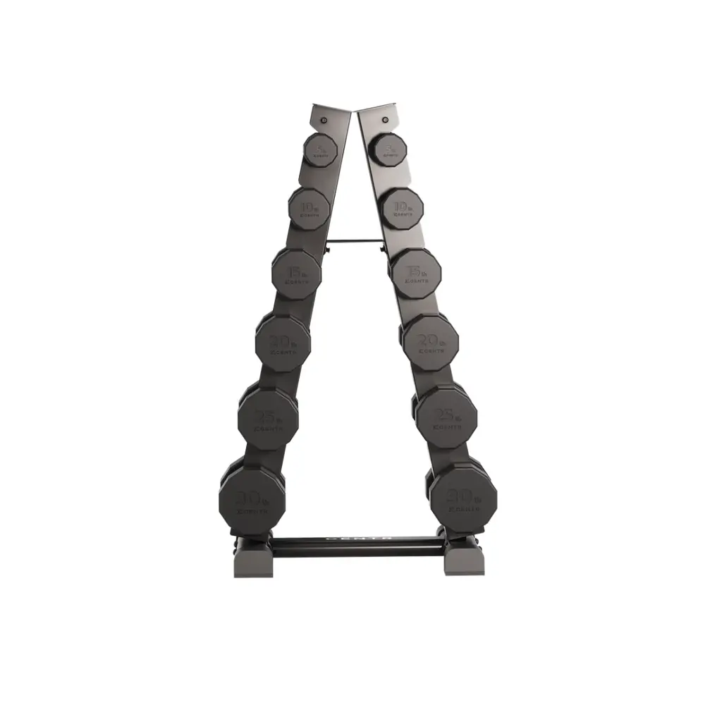 Centr Dumbbell Tower met 12-delige dumbbellset (4 - 14 kg) Centr Dumbbell Tower met 12-delige dumbbellset (4 - 14 kg)