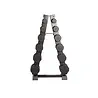 Centr Dumbbell Tower met 12-delige dumbbellset (4 - 14 kg) Centr Dumbbell Tower met 12-delige dumbbellset (4 - 14 kg)