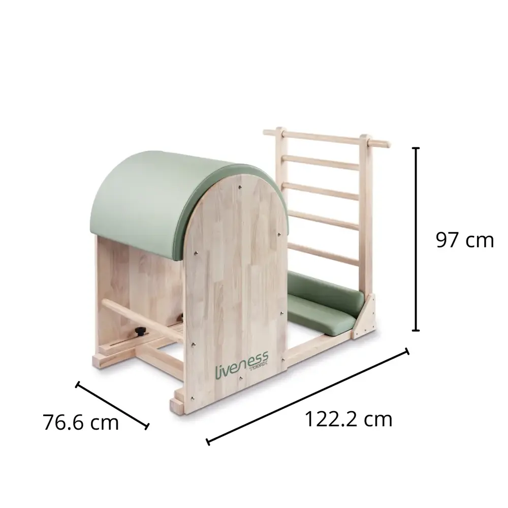 Liveness PTX1900 Ladder Barrel Eikenhout Green Tea Liveness PTX1900 Ladder Barrel Eikenhout Green Tea