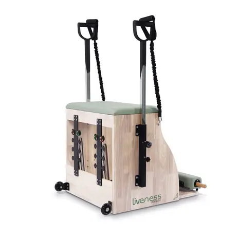 Liveness PTX1800 Wunda Chair Eikenhout Green Tea