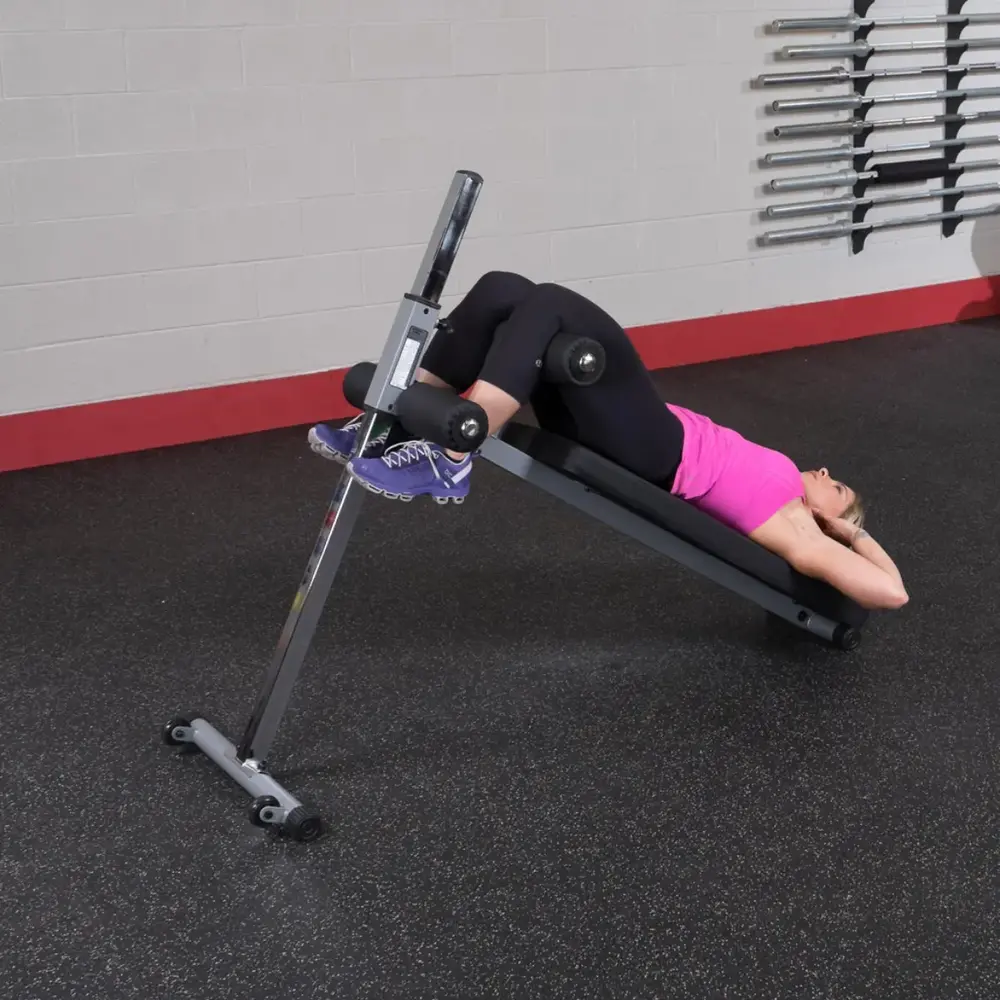 Body-Solid GAB60B Pro Style Buikspierbank - Verstelbaar - Zwart