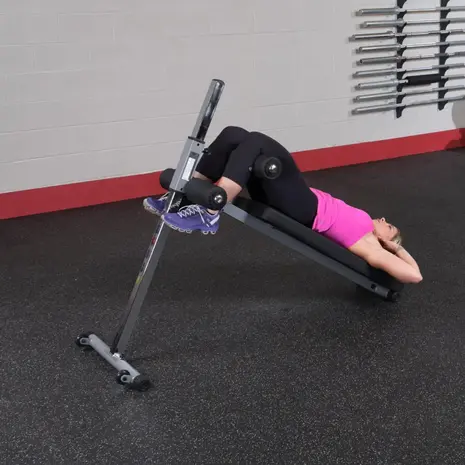 Body-Solid GAB60B Pro Style Buikspierbank - Verstelbaar - Zwart