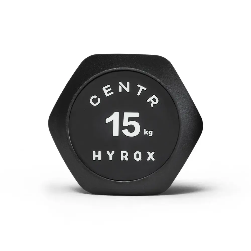 Centr x Hyrox Urethane Dumbbell 15KG Centr x Hyrox Urethane Dumbbell 15KG