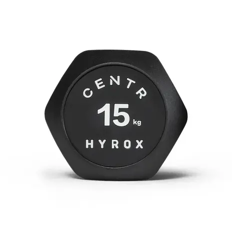 Centr x Hyrox Urethane Dumbbell 15KG Centr x Hyrox Urethane Dumbbell 15KG