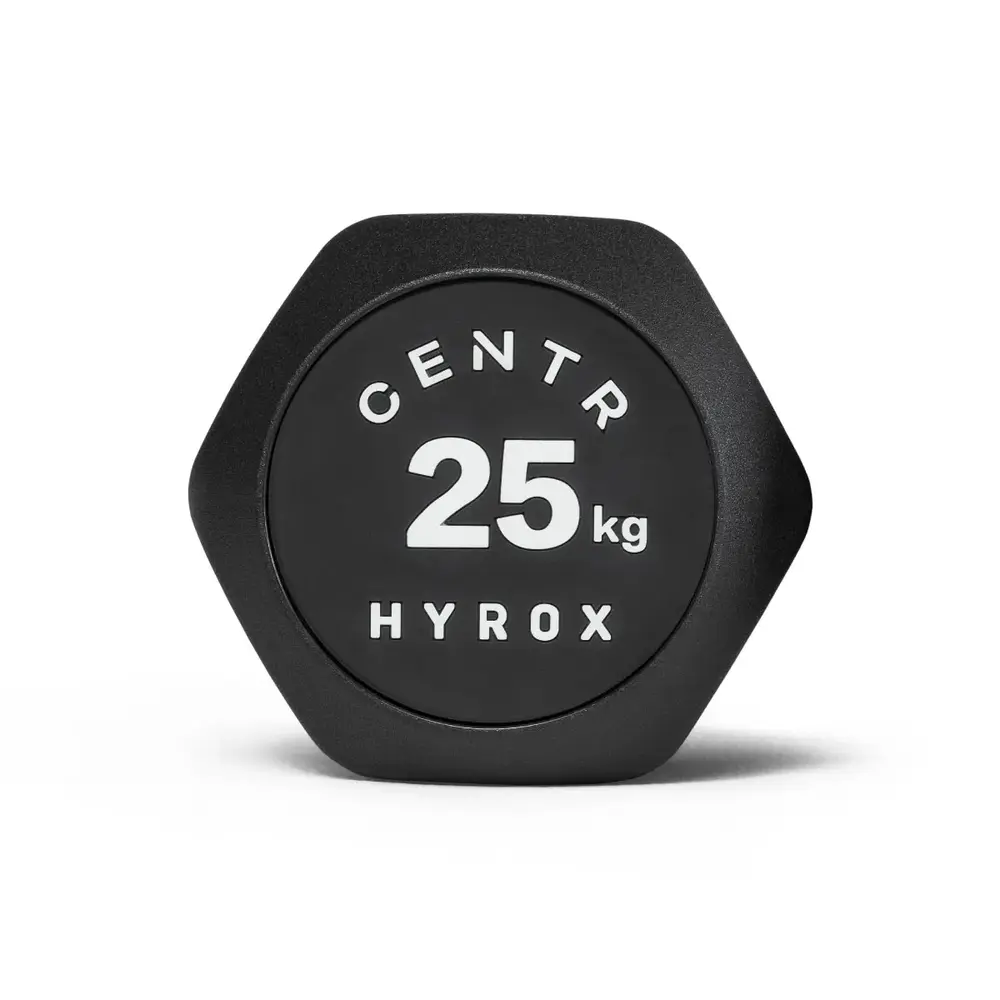 Centr x Hyrox Urethane Dumbbell 25KG Centr x Hyrox Urethane Dumbbell 25KG