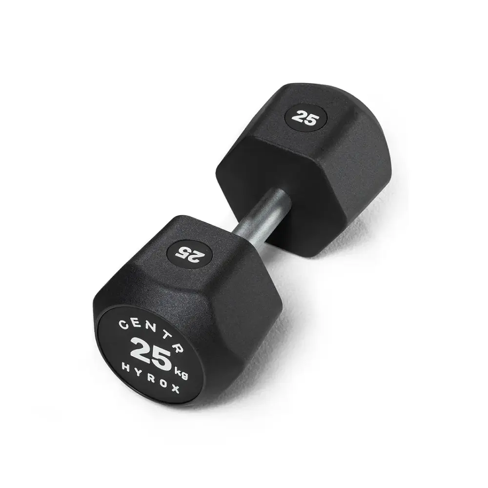 Centr x Hyrox Urethane Dumbbell 25KG Centr x Hyrox Urethane Dumbbell 25KG