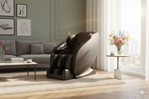 NRG Wellness Massagestoel Deluxe Zwart NRG Wellness Massagestoel Deluxe Zwart