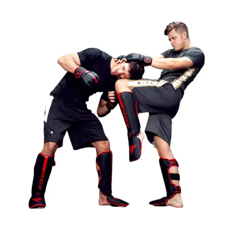 RDX Sports F6 Kara MMA Scheenbeschermers - Rood RDX Sports F6 Kara MMA Scheenbeschermers - Rood