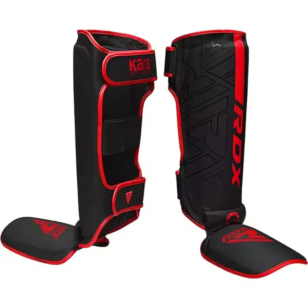 RDX Sports F6 Kara MMA Scheenbeschermers - Rood RDX Sports F6 Kara MMA Scheenbeschermers - Rood