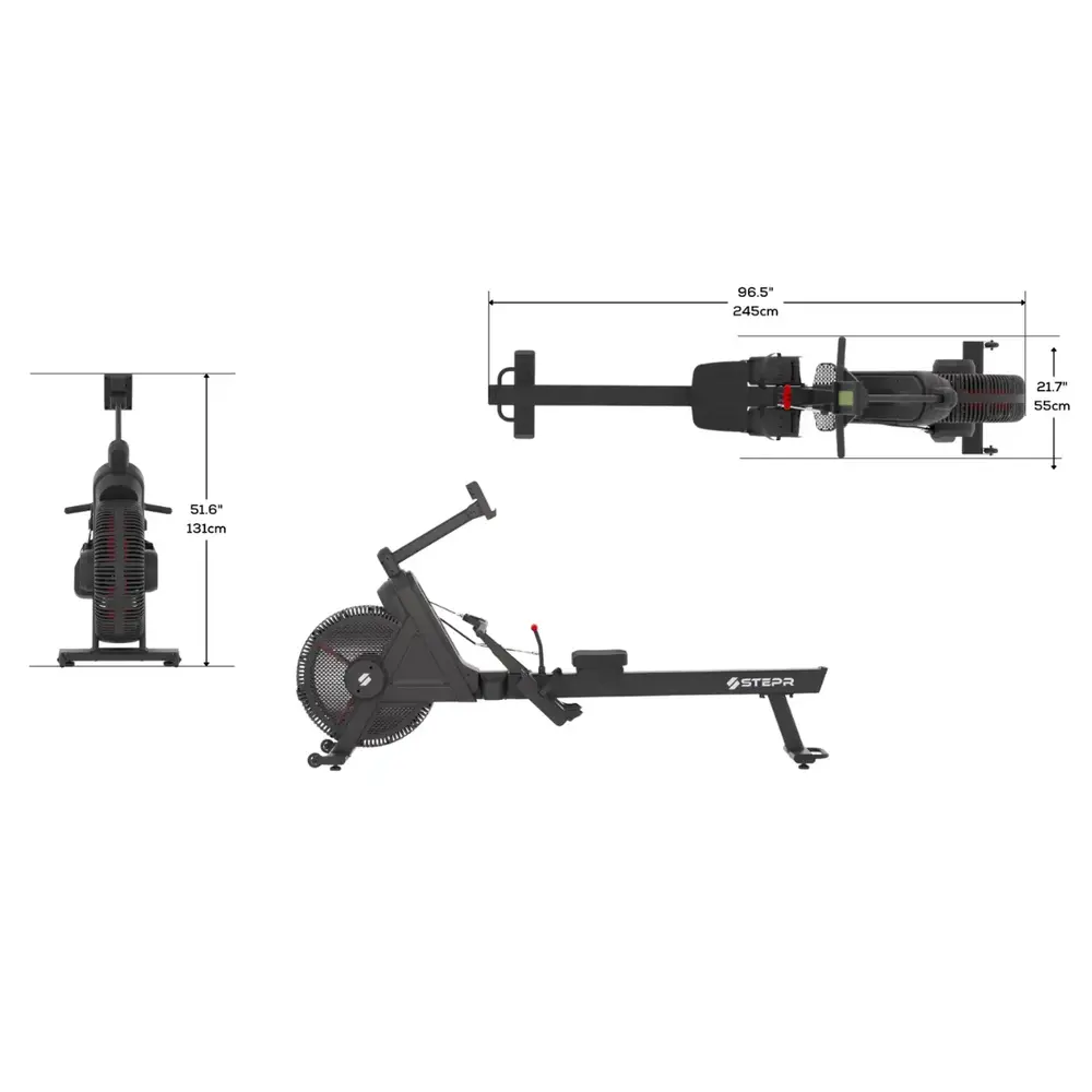 STEPR Performance Rower XL VPR LCD Scherm