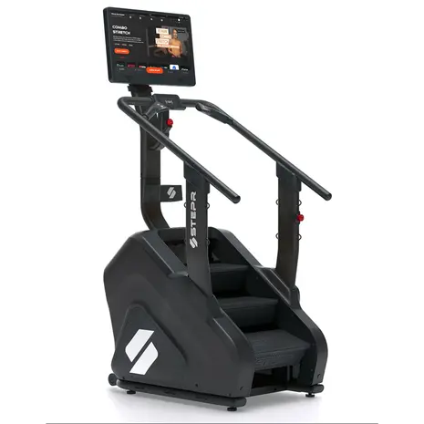 STEPR Pro+ Stair Climber 27" HD Touchscreen STEPR Pro+ Stair Climber 27" HD Touchscreen