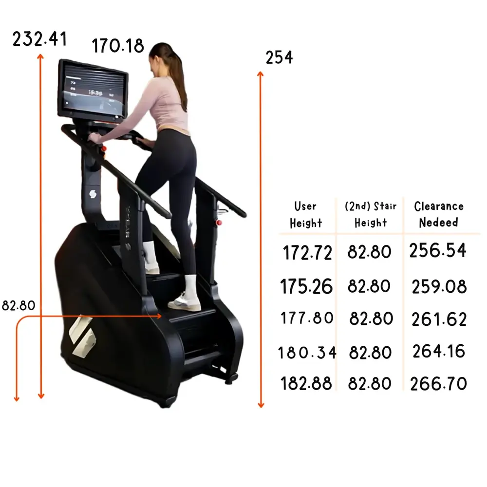 STEPR XL+ Stair Climber 27" HD Touchscreen STEPR XL+ Stair Climber 27" HD Touchscreen