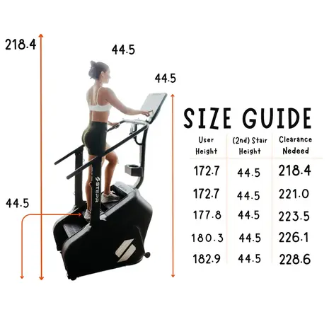 STEPR Classic+ Stair Climber 27" HD Touchscreen