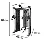 Inspire SF6 Home Gym Functional Trainer with Selectorized Smith Bar