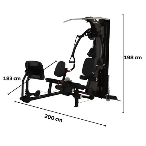 Inspire M2 Multi Gym Package met Leg Press