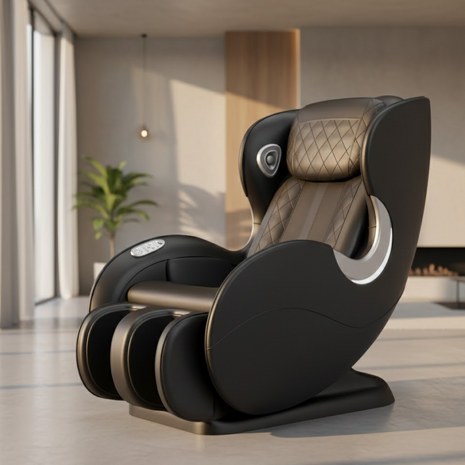 NRG Wellness Massagestoel Sofa 2D - Zero Gravity - Zwart