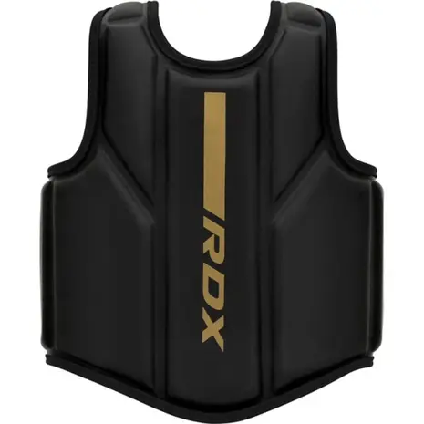 RDX Sports BORSTBESCHERMER F6 MAT ZWART met GOUD