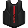RDX Sports BORSTBESCHERMER F6 MAT ZWART met ROOD
