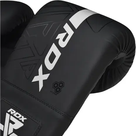 RDX Sports BOKSZAKMITTS F6 MAT ZWART met WIT