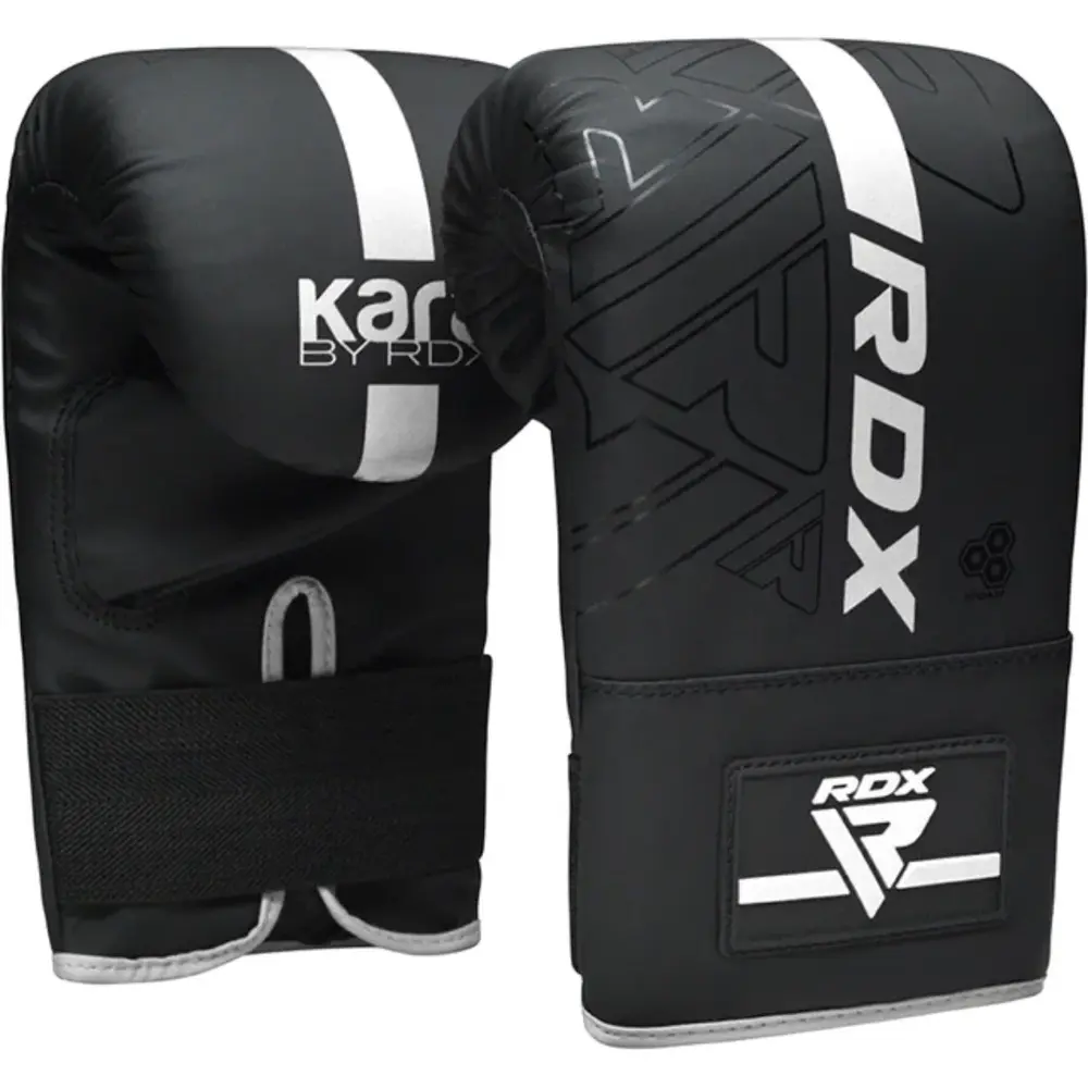 RDX Sports BOKSZAKMITTS F6 MAT ZWART met WIT