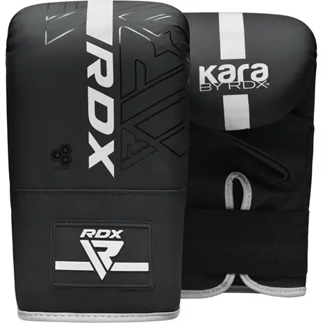 RDX Sports BOKSZAKMITTS F6 MAT ZWART met WIT