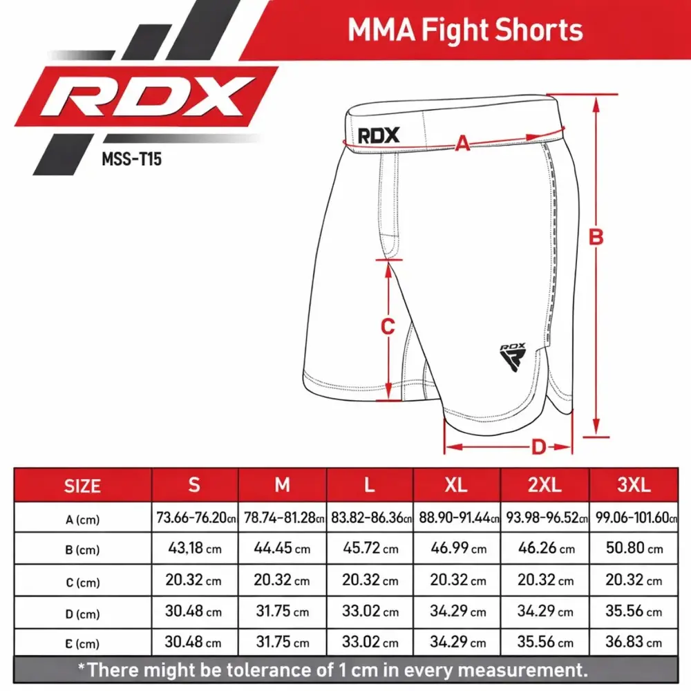 RDX Sports MMA-SHORT T15 WIT