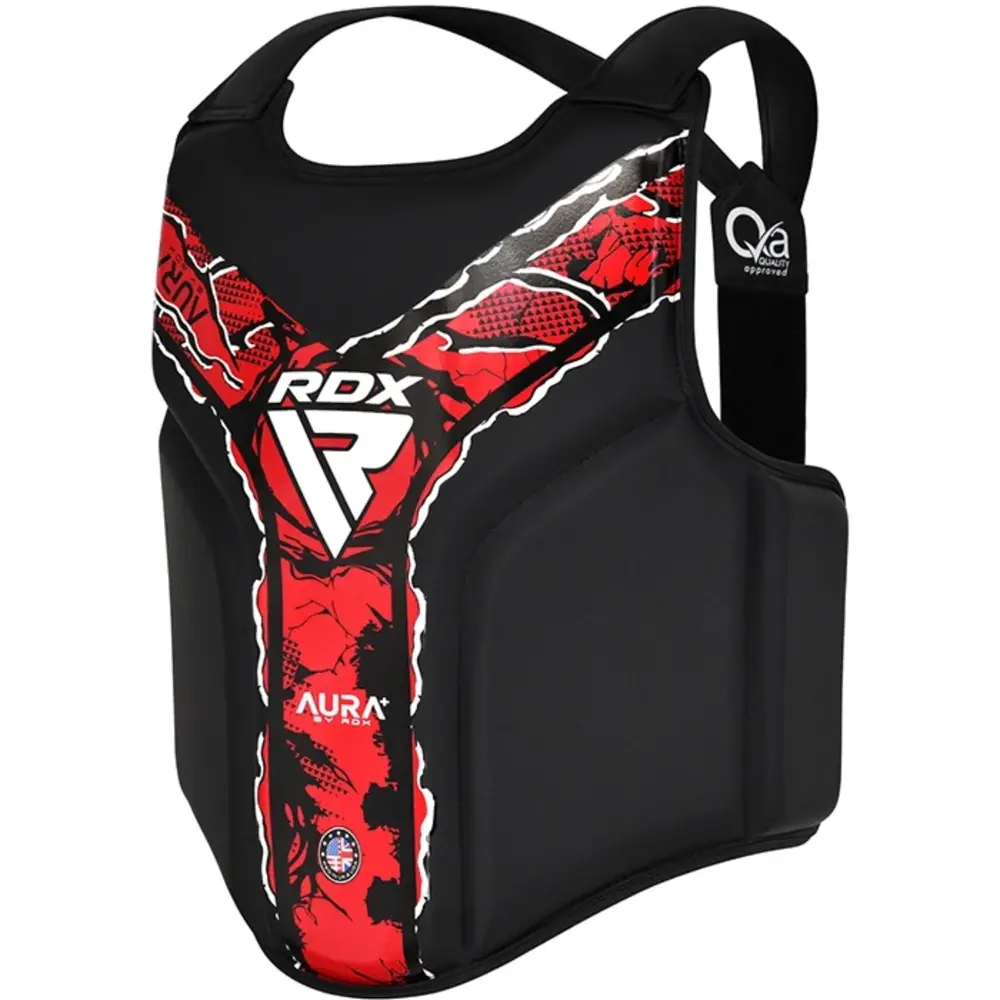 RDX Sports BORSTBESCHERMER AURA F17 ZWART en ROOD