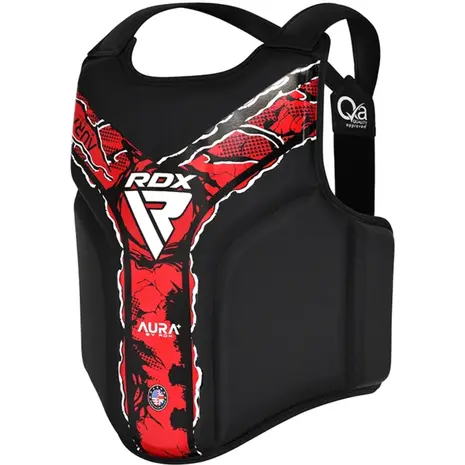 RDX Sports BORSTBESCHERMER AURA F17 ZWART en ROOD