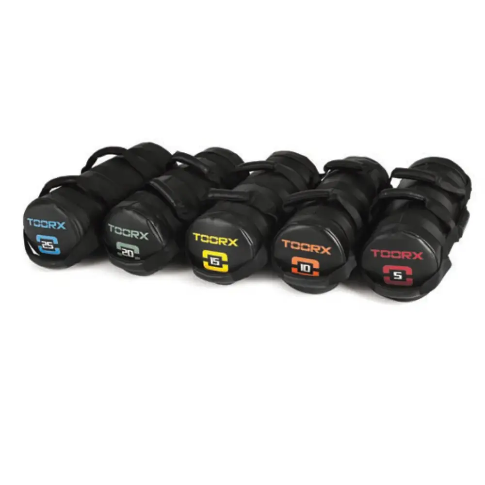 Toorx Professional Powerbag met 6 hendels - 10kg  - Carbon Look Coating