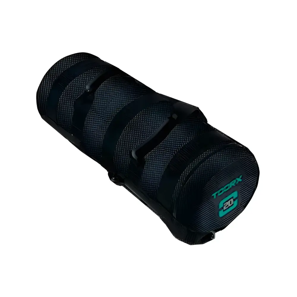 Toorx Professional Powerbag met 6 hendels - 20kg  - Carbon Look Coating